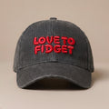 PRE-ORDER: Kids Washed Black Love To Fidget Cap