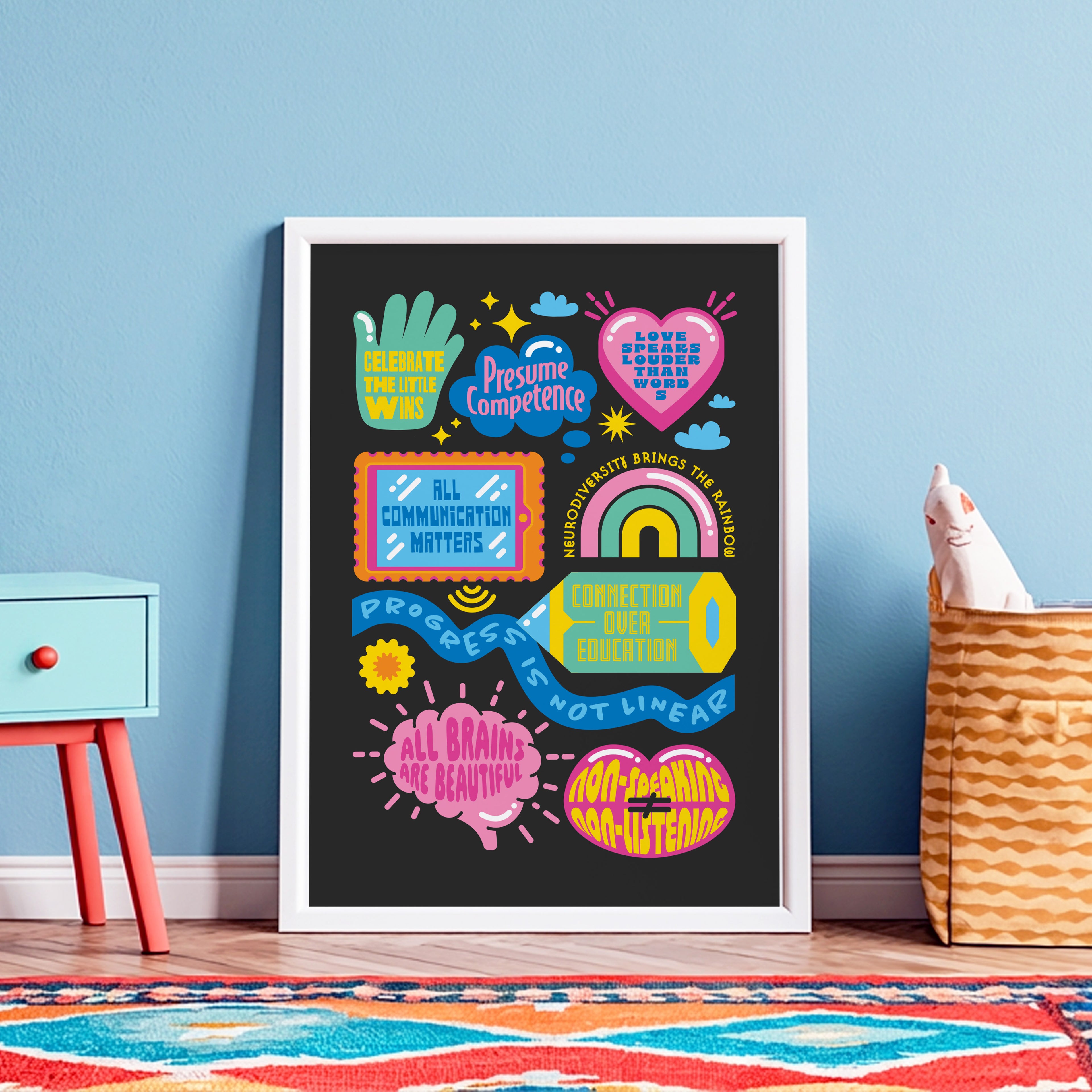 Positive Neuroaffirming A3 Print